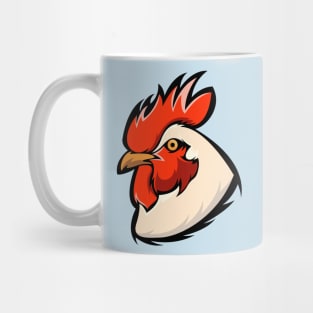 Rooster Head Design Mug